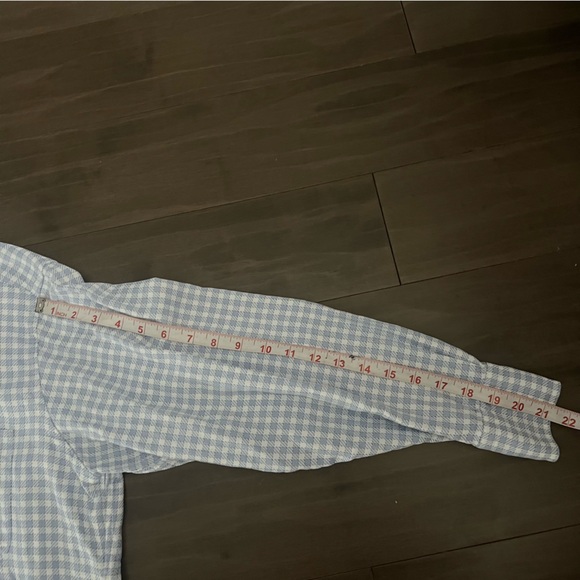 Faconnable Weave Pattern Button Down dress shirt size 16.5 Detailed - Picture 9 of 12